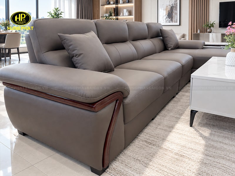 ghế sofa da sinh thái góc chữ l hd-48